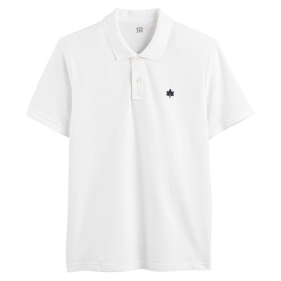 Polo a maniche corte, ricamata, Signatures LA REDOUTE COLLECTIONS