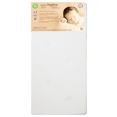 Matelas bébé 70 x 140 cm - Blanc BABYCALIN