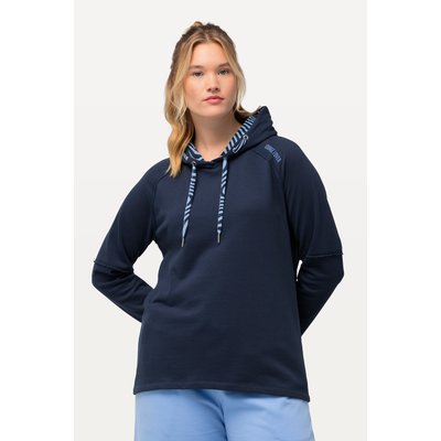 Sweat zippé capuche femme grande taille top