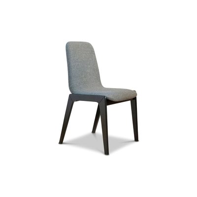 Chaise en hévéa et tissu polyester ESTELLA PRODUIT INTERIEUR BRUT