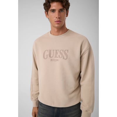 Sweat-Shirt À Col Rond Avec Logo GUESS