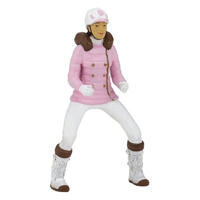 Figurine Cavalière Fashion hiver PAPO