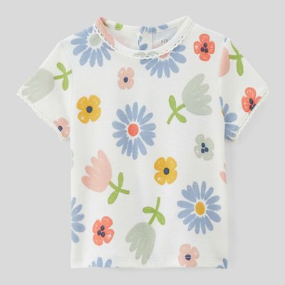 T-shirt manches courtes imprimé en coton BIO GOTS BOUT'CHOU
