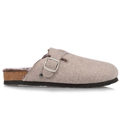 Chaussons Mules ultra confortables, intérieur imitation fourrure ISOTONER