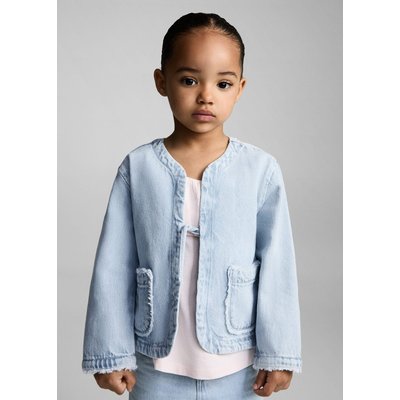 Blouson en jean nœud MANGO BABY