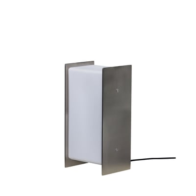 Lampe de table Oak wood Opal glass SABI HUBSCH