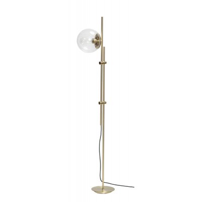 Lampadaire De Salon Art Déco Métal  Sphère Verre Hüsch HUBSCH