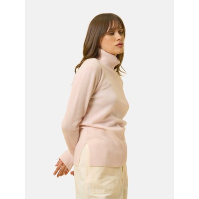 Pull Col Roulé Poudre Lexie JUST CASHMERE