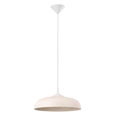 Suspension Acier Beige E27 1 Gina EDEN