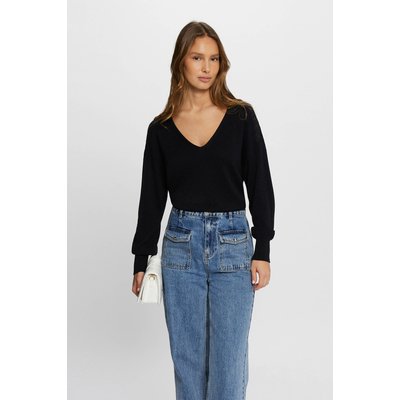 Pull col en V manches longues MORGAN