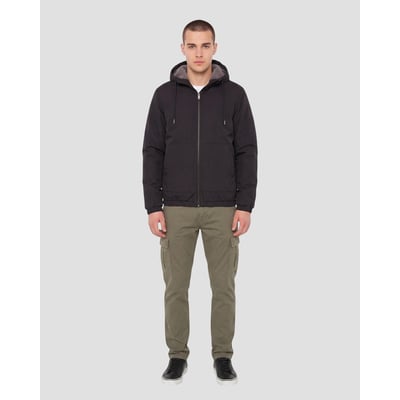 Blouson à capuche doublé sherpa SCHOTT