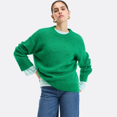 Crew Neck Jumper in Chunky Soft Knit LA REDOUTE COLLECTIONS
