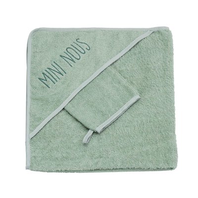Sortie de bain - Mini Nous Sauge TROIS KILOS SEPT