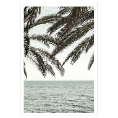 Poster plage tropicale secrète HEXOA