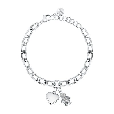 Bracelet en acier et oxyde de zirconium MORELLATO