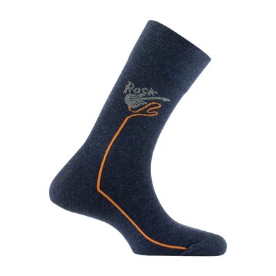 Mi-chaussette en coton Guitare Rock MADE IN FRANCE KINDY