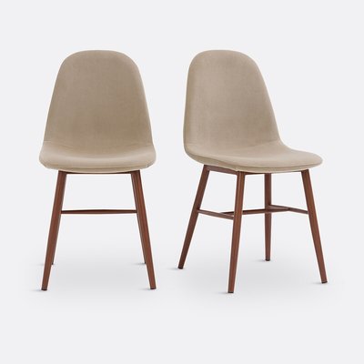 Set van 2 stoelen in fluweel, Polina LA REDOUTE INTERIEURS