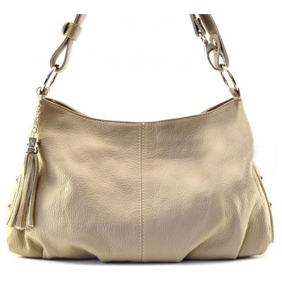Sac à main en cuir italien avec pompon LOBE OH MY BAG