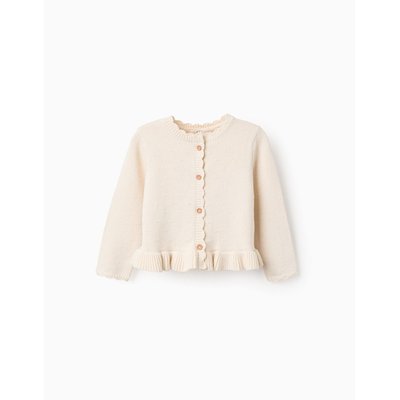 Gilet en Maille avec des Pois en Relief ZIPPY