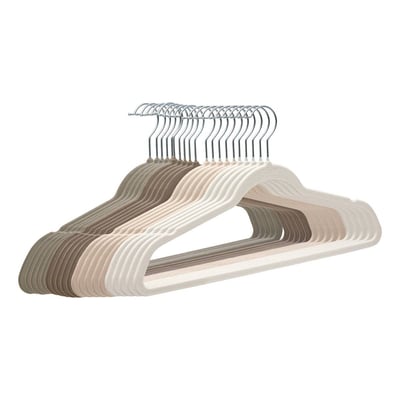 Lot de 20 cintres velours HANG'UP 5FIVE SIMPLY SMART