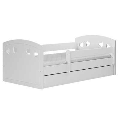 Lit Enfant à barrière 160x80 cm avec tiroir  - Perle KOCOT KIDS