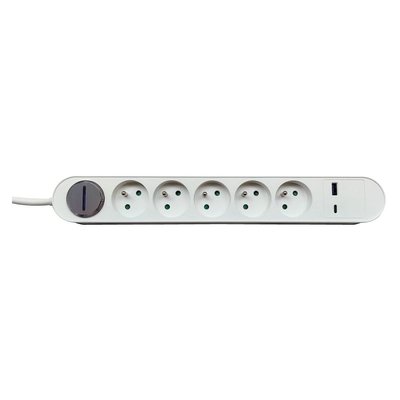 Multiprise 5 prises + port USB-C et USB-A 20W ESSENTIEL B
