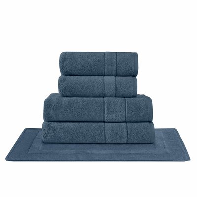Ensemble de bain 5 pièces 650 g/m² avec tapis CALIFORNIA SENSEI MAISON