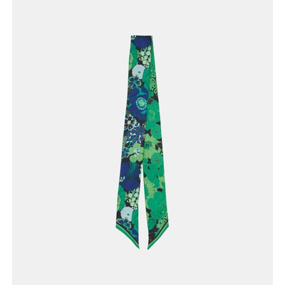 Foulard Iga En Soie Imprimé Floral GALERIES LAFAYETTE