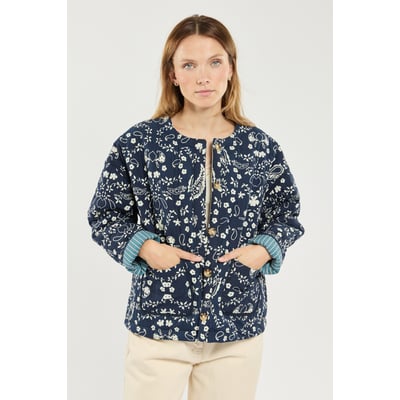 Veste matelassée réversible - coton TERRE & MER