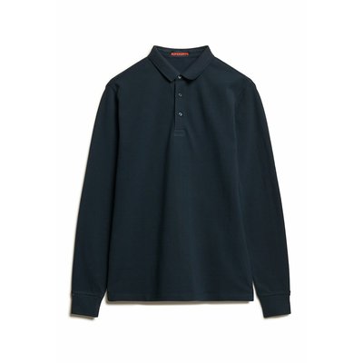 Langärmeliges Poloshirt aus Baumwoll-Pikee SUPERDRY