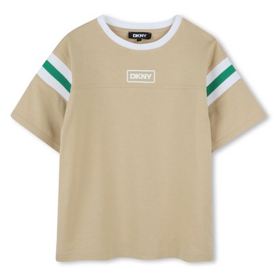 T-shirt illustration en relief DKNY