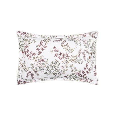 Taie d'oreiller imprimée en satin de coton bio, TOURBILLON ALEXANDRE TURPAULT