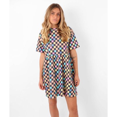 Robe courte jersey imprimé POPDAMS OXBOW