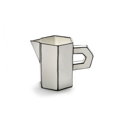 Cruche à lait en porcelaine Carte Blanche SERAX