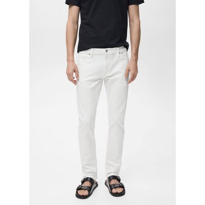 Jean Jan slim fit blanc MANGO MAN