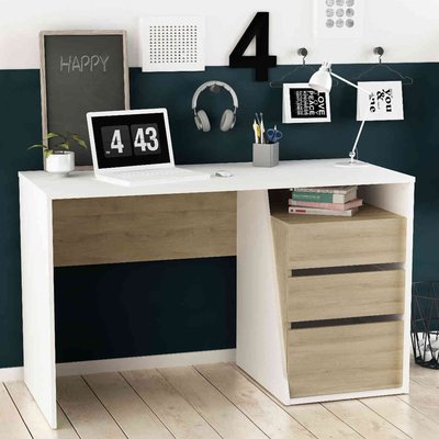 Bureau 3 tiroirs TERRE DE NUIT