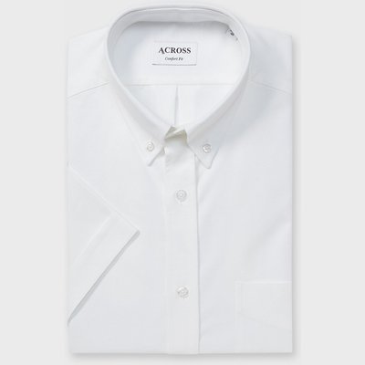 Chemise Confort fit manches courtes Oxford Authentic ACROSS