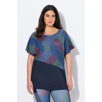 T-shirt de sport oversize. Manches courtes. ULLA POPKEN