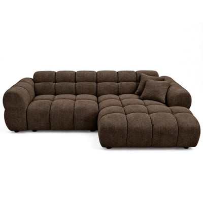 Canapé d'angle droit 4 places convertible avec, MINI RAY BEST MOBILIER