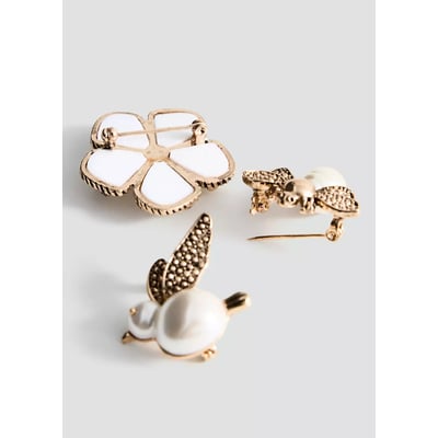 Ensemble 3 broches assorties MANGO