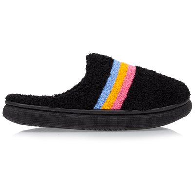 Chaussons Mules ultra confortables, bordure en imitation fourrure ISOTONER