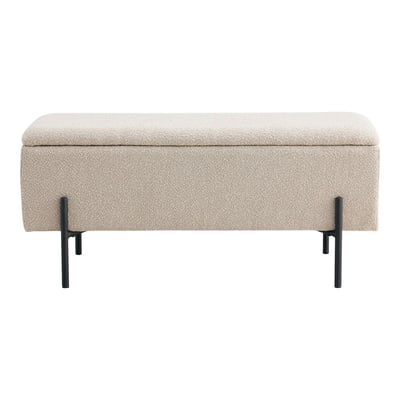 Banc - coffre en tissu BRUGES PIER IMPORT
