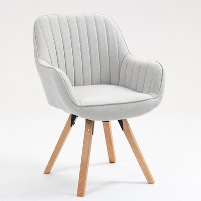 Fauteuil de salle à manger rotatif scandinave, CARSON MEUBLES COSY