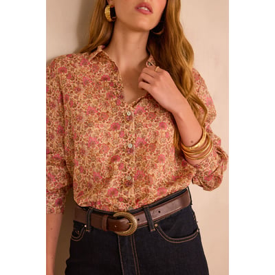 Chemisier imprimé liberty COLETTE 100% coton Maison 123