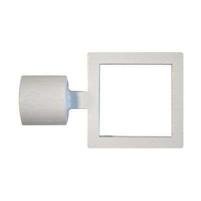 Embout Carré Blanc Brillant D16 Mm MOBOIS