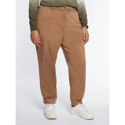 Pantalon cargo en lyocell, avec les poches latérales typiques au milieu de la jambe FIORELLA RUBINO