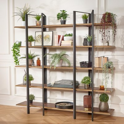 Etagère en chêne et métal YORK ROBIN DES BOIS
