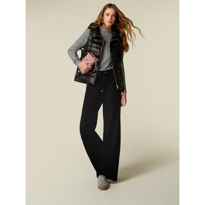 Pantalon palazzo avec strass OLTRE