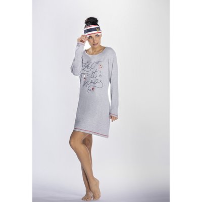 Camicia da notte in cotone Ski aux Alpes MELISSA BROWN