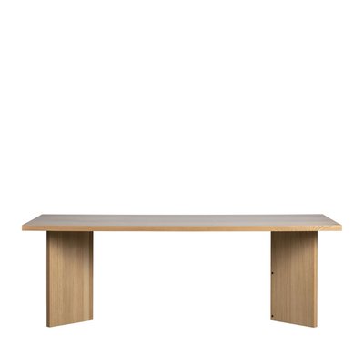 Table à manger en chêne 6 couverts ANGLE VTWONEN